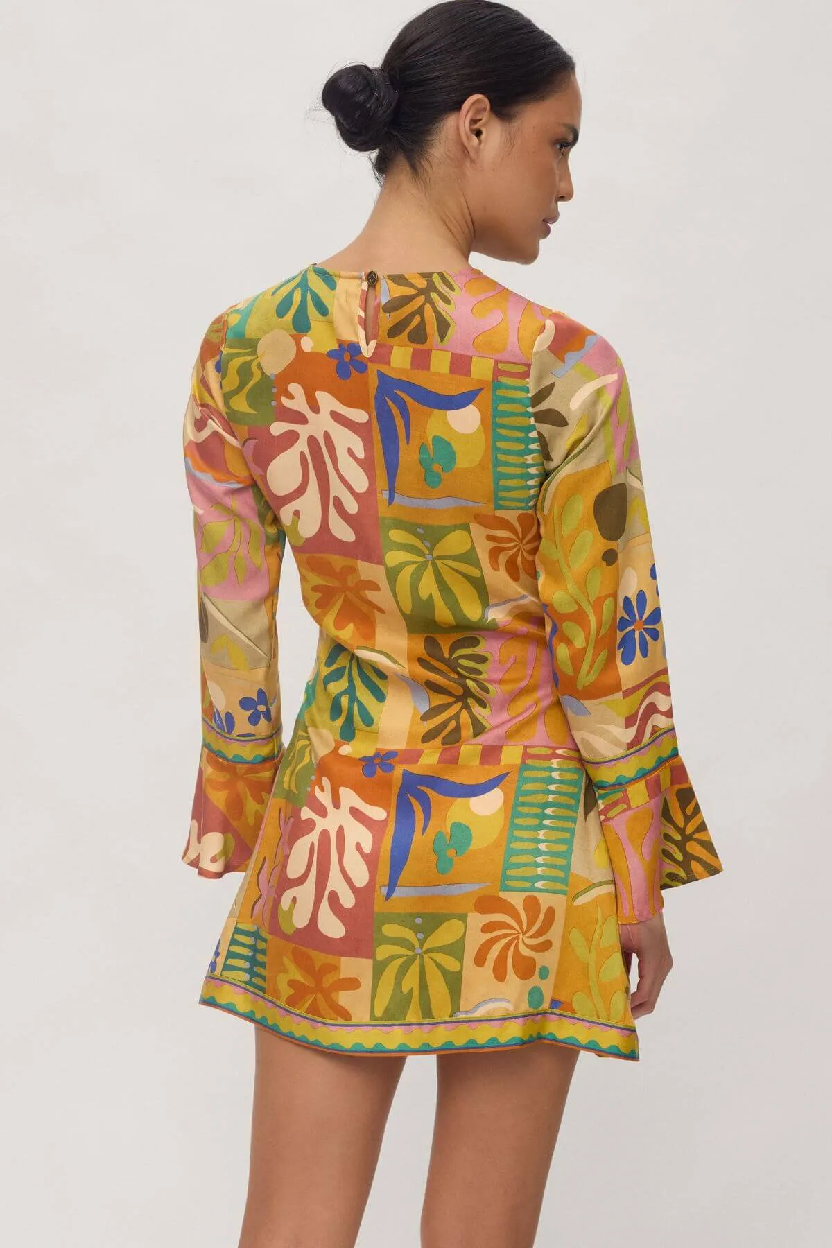 Wilder Mini Dress - Vivid Patchwork