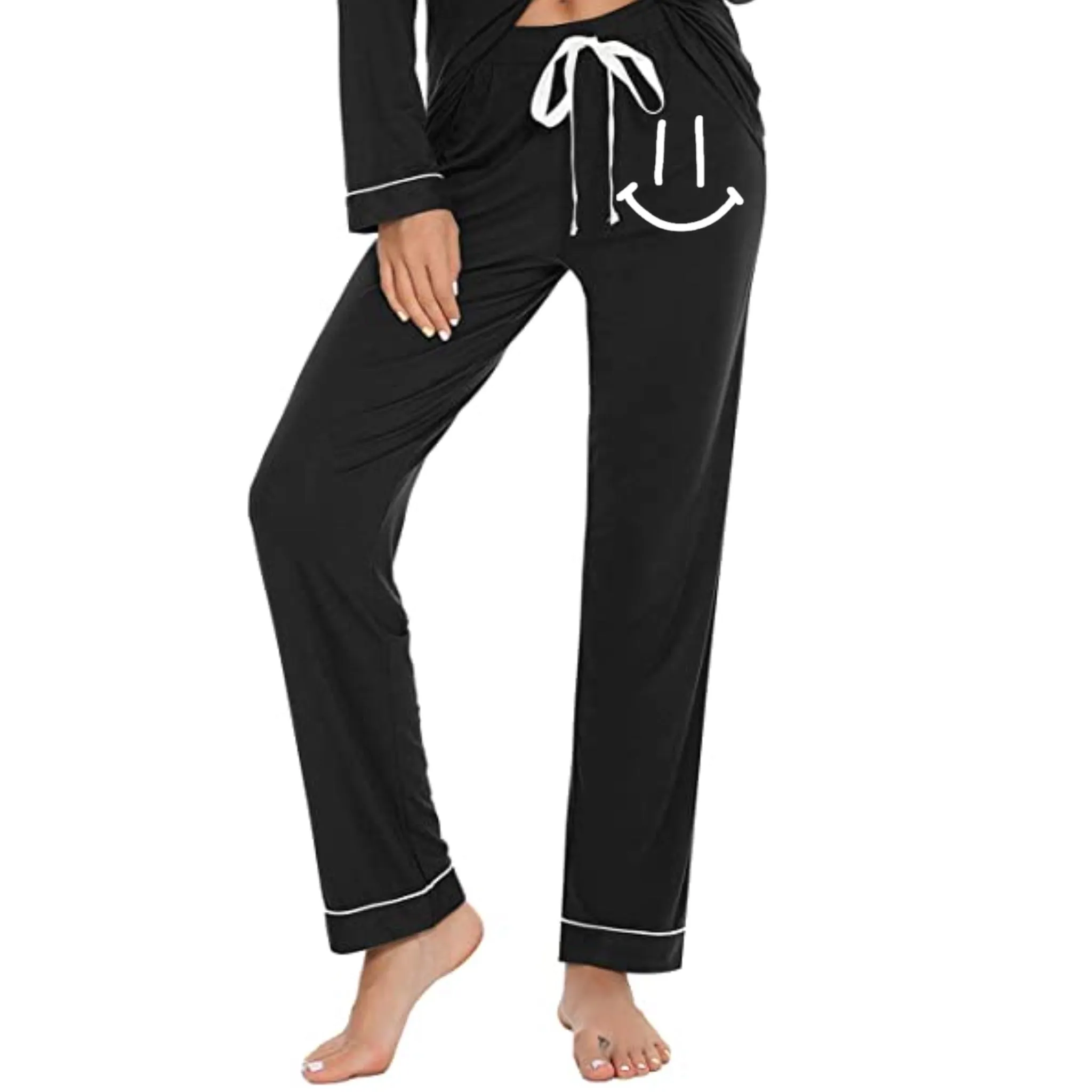 Woke Up Like This Pajama Set Bamboo L/S